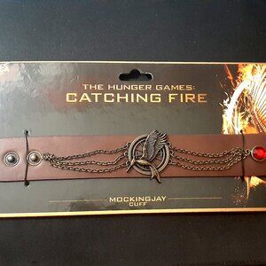 BRAND NEW!! NECA The Hunger Games: Catching Fire Mockingjay Cuff - Leather Cuff